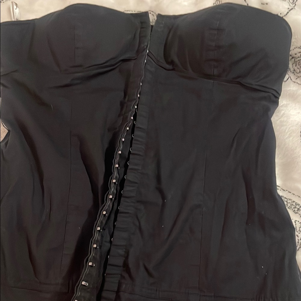 Sexy Black Strapless Shirt